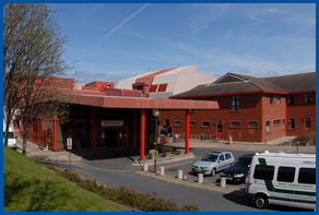 Exterior of Southport Hospital