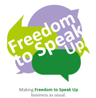 Freedom to speak up logo