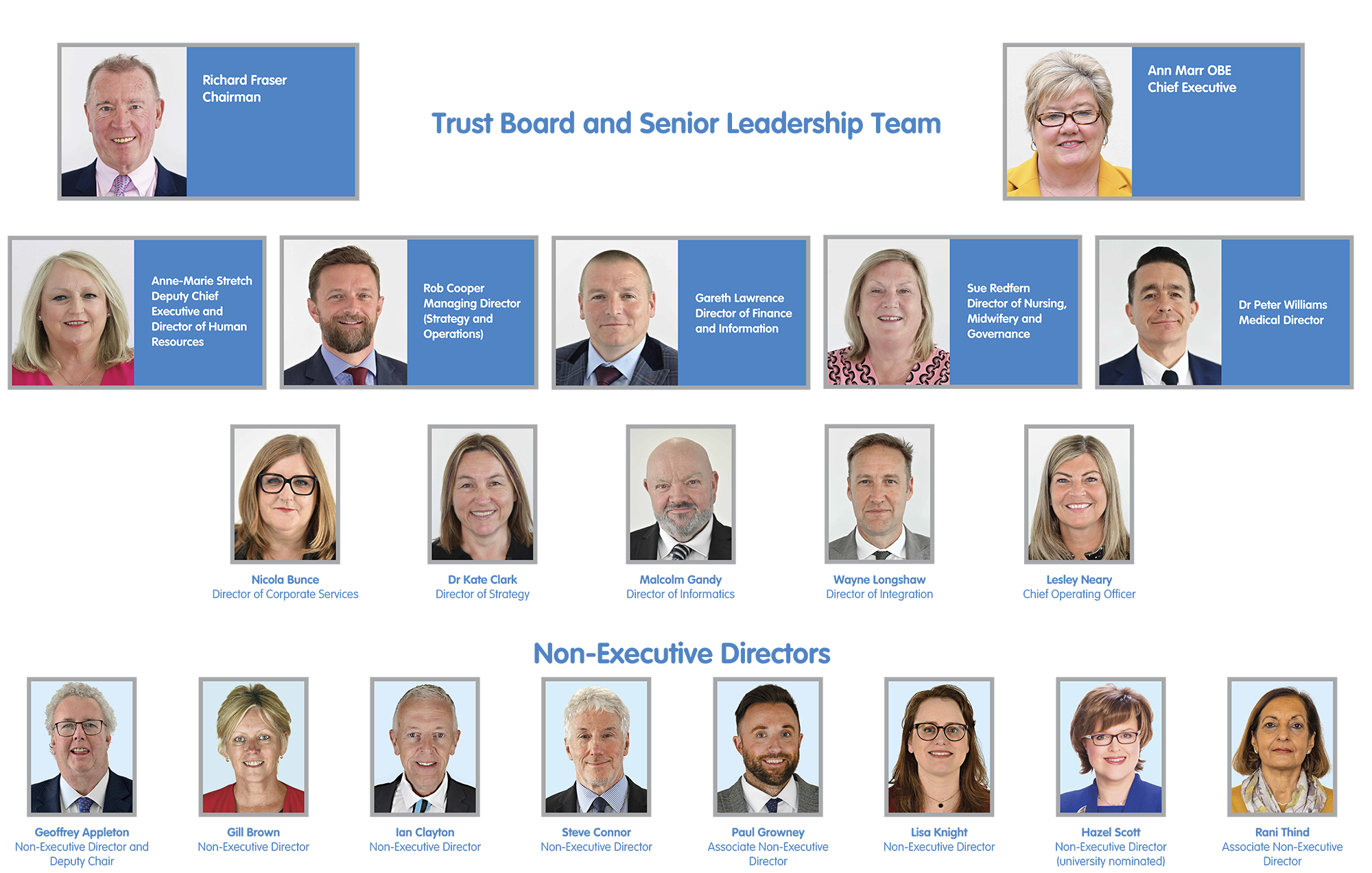 Our Trust Board Structure, please click the image to open a PDF version